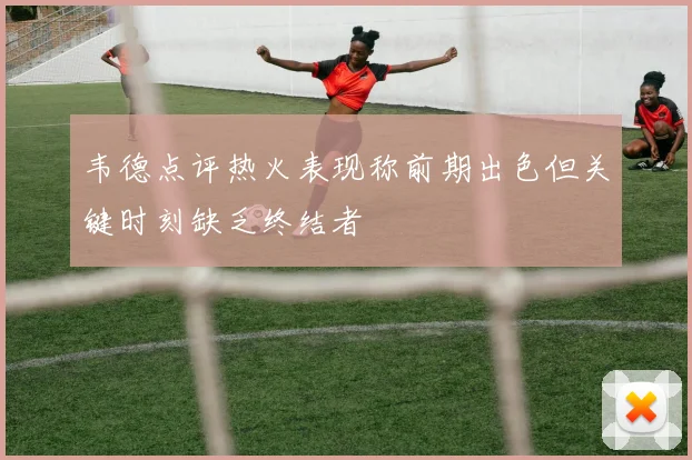 韦德点评热火表现称前期出色但关键时刻缺乏终结者